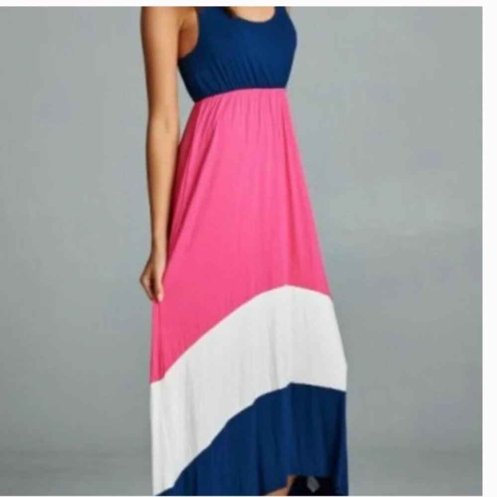 Vanilla Bay Colorblock Maxi Dress - Size  Small